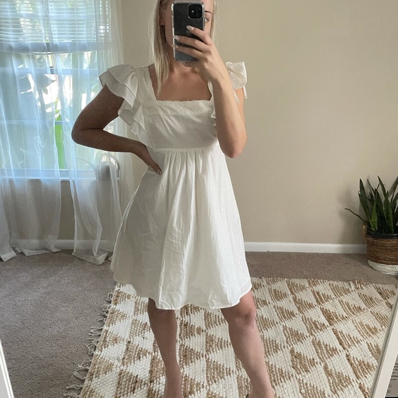 White Target Dress - Picture 1 of 5